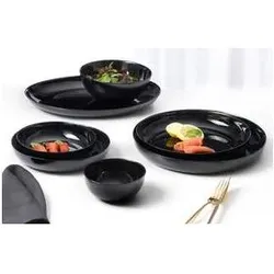 Ritzenhoff & Breker, Serviergeschirr, Platte "4EVERY DAY", schwarz, oval
