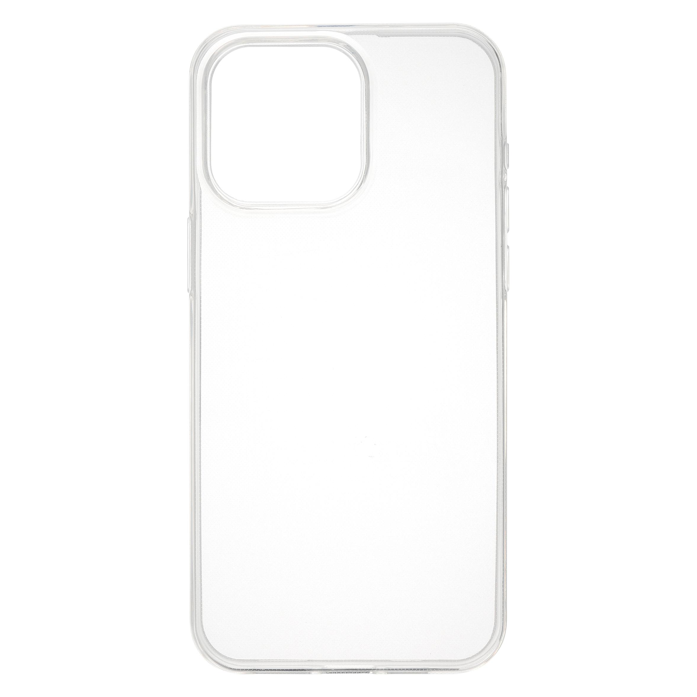 FoneKit silikonisuoja, iPhone 15 Pro Max, läpinäkyvä (Apple iPhone 15 Pro Max) (DJS0110 clear TPU IP 15 Pro Max)