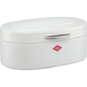 Wesco Brotkasten Single Elly, Stahlblech, Klappdeckel, 32 x 19,4 x 14cm, weiß matt