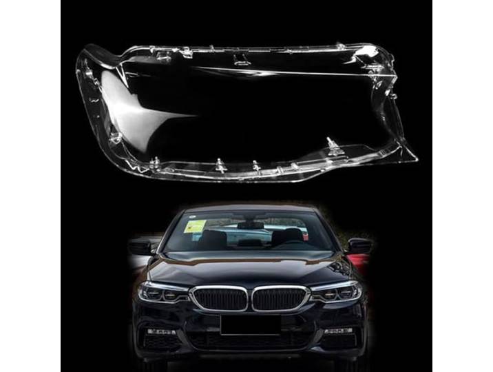 OrcoW ScheinwerfergläSer GläSer Streuscheiben FüR BMW 5 Series G30 G38 520 523 525 528 530 2017 2018 2019 2020, Transparentes Polycarbonat, Links Oder Rechts 1st,Right