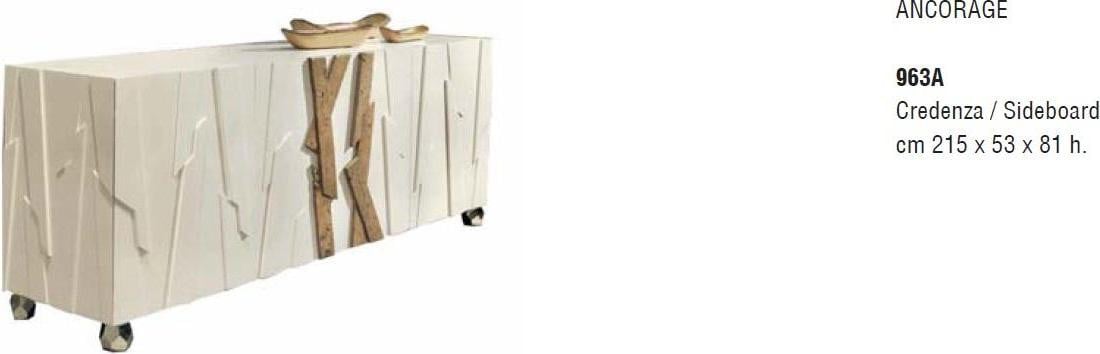 Modern Design Lowboard Italien Wit voor in de Woonkamer