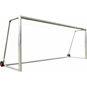 Cawila Fußballtor PRO ECO-200, aus Aluminium, silber, vollverschweißt, 732 x 244 cm