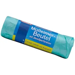Müllbeutel Reinex mit Tragegriff grün 30 L 20 Stück/Rolle mit Tragegriff, extra stark, wasserdicht und hygienisch