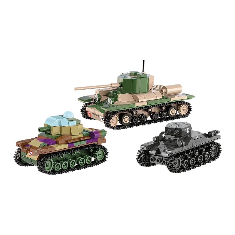 Cobi Renault R35 - Valentine IX - Panzer I (Maßstab 1:48)