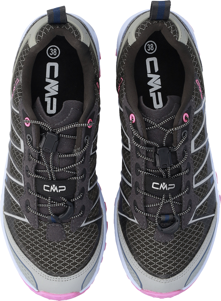 Outdoorschuh CMP "ALTAK WMN TRAIL SHOES", Damen, Gr. 36, Synthetik, grau (piombo, grigio, pink fluo), Schuhe Outdoorschuh piombo, grigio, pink fluo 36, Synthetik