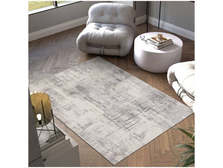 TAPIS - TECTAKE - Tapis design vintage NADIRA à poils courts motif abstrait délavé entretien facile - 160x230cm