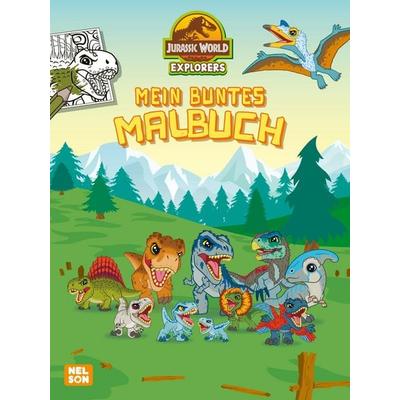 Jurassic World Explorers: Mein buntes Malbuch, Taschenbuch von , Nelson, 978-3-8451-2676-0