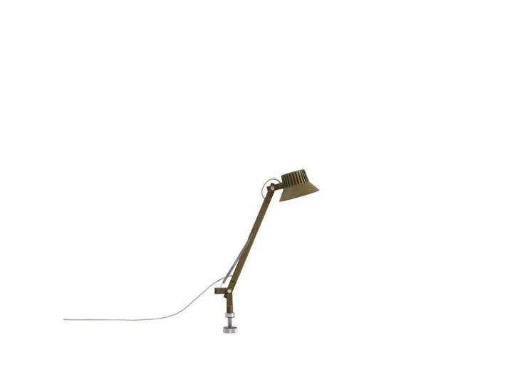 Dedicate Tischleuchte w/Pin S1 Brown Green - Muuto - Arbeitszimmer / Büro - Aluminium