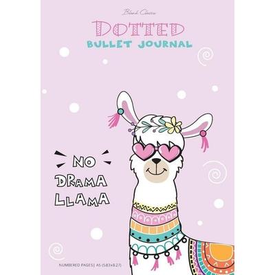 Dotted Bullet Journal - No Drama Llama, Taschenbuch von Blank Classic, Blank Classic, 978-1-77437-244-9