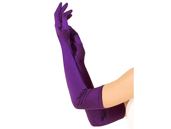 Leg Avenue Extra Long Satin Gloves Dames Kostuum, Einheitsgröße