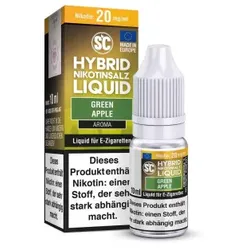 Green Apple Hybrid NicSalt Liquid by SC 10ml / 20mg