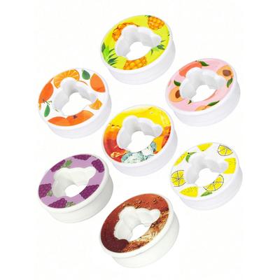 Bear Fruit Drink Flavor Pod With Creative Flavor Ring For Water Bottles And Sports Cups oval
