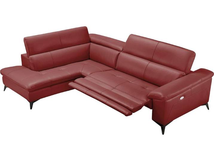 Egoitaliano Ecksofa Martine, Multifunktionssofa mit Komfortfunktionen, edel und bequem, mit Ottomane, elektrischer Relaxfunktion und Kopfteilverstellung