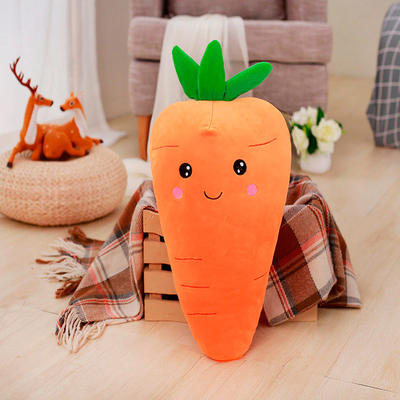 HomeDecorAndMore LLC Cute Carrot Shaped Plush Toy Pillow Cute Carrot Shaped Plush Toy Pillow