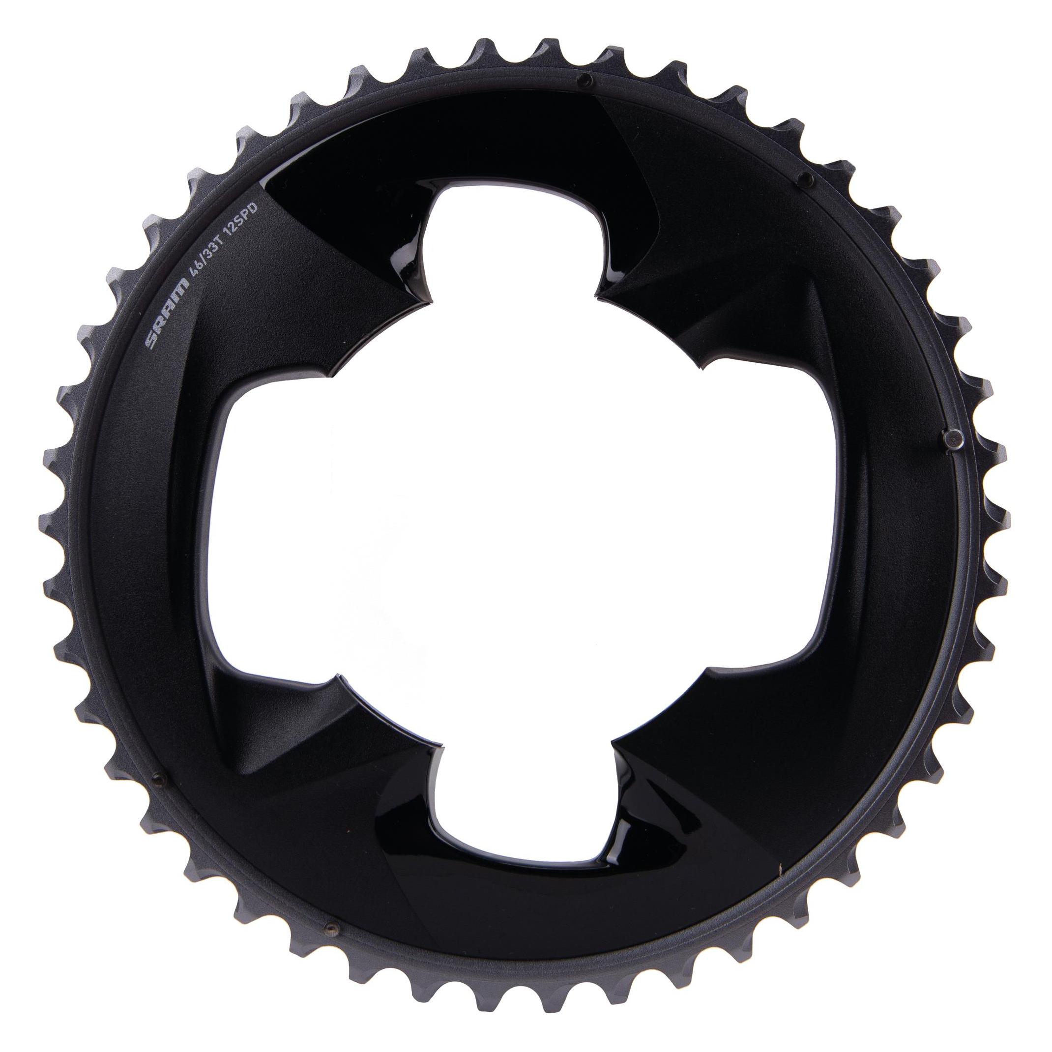 Sram Chain Ring Road 107BCD 2X12 Force With Cover Plate (46) (00.6218.015.002)