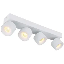 Deckenleuchte LED Deckenlampe Spotleuchte Strahler verstellbar Weiß 4-Flammig