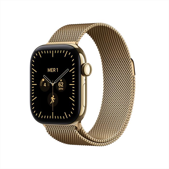 Apple Watch Series 12 Gps + Cellular 42mm Titanio Oro-loop Milanese Oro Brillante