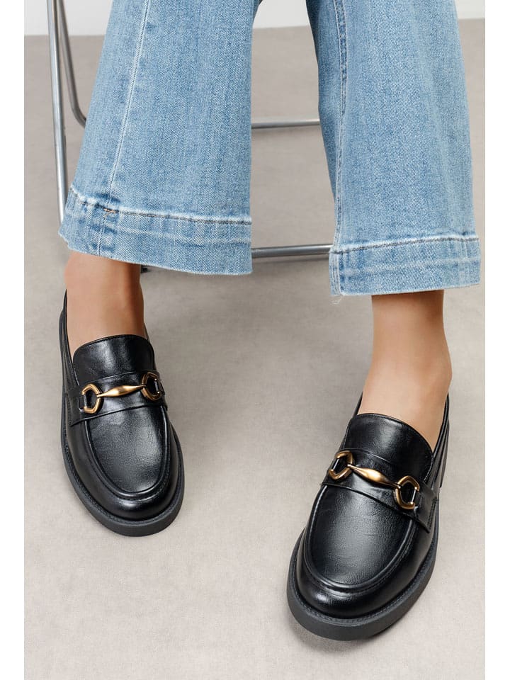 C'M Mokassins in Schwarz - 37