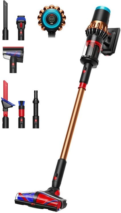 Aspiradora Vertical "2 en 1" V16 Piston Animal + Kit de Limpieza 900W (Negro/Cobre) - DYSON