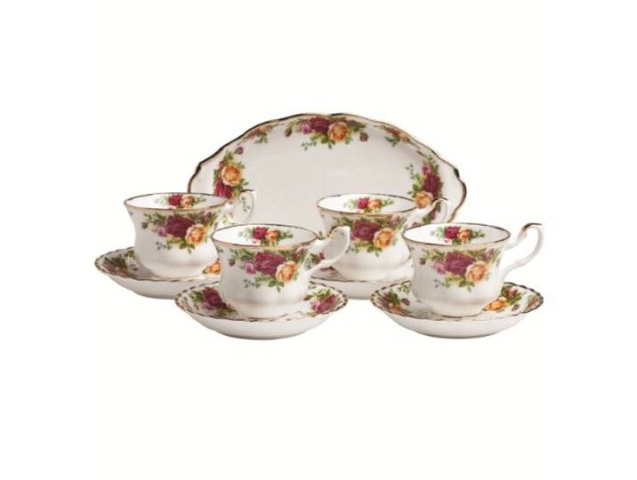 Royal Albert Old Country Roses Tee-Set, 9-teilig