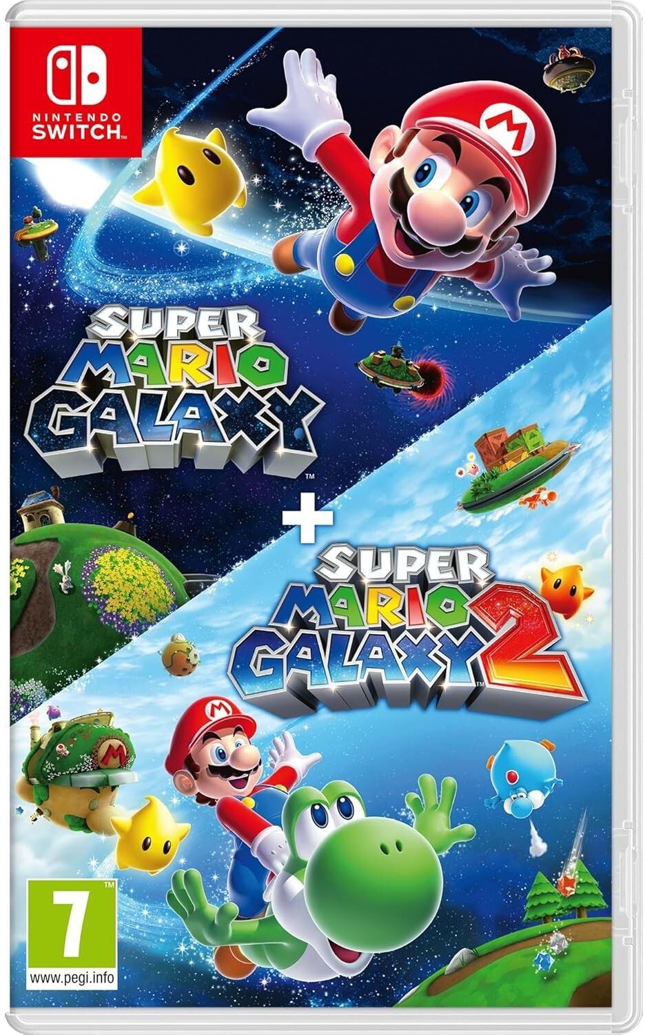 Nintendo Game Super Mario Galaxy + Super Mario Galaxy 2 - Nintendo Switch Game, New