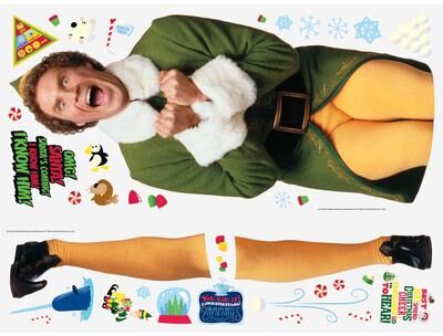 Red & Green Buddy The Elf Giant Wall Decals by RoomMates