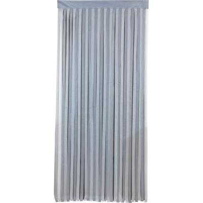 Türvorhang MAXIMEX "Insektenschutz", grau (grau, weiß, hellgrau), B:90cm H:200cm, Polyester, Polyester, 31_16_Gardinen, Zuschneidbar. Reflektiert Sonne und Hitze, Insekten- und Sichtschutz