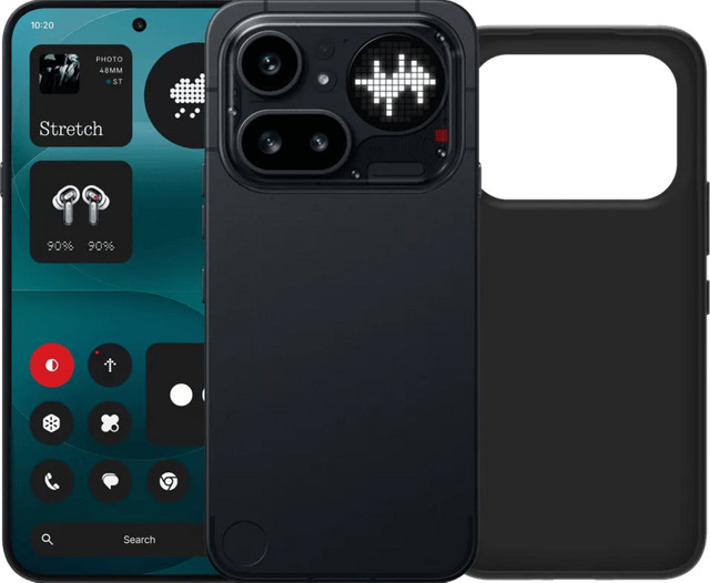 Nothing Phone (4a) Pro 128GB Zwart 5G met BlueBuilt Back Cover Zwart