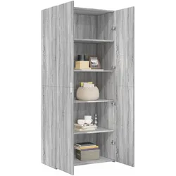 vidaXL, Kommode + Sideboard, Qukonica (mit 4 Regalböden) (42.50 x 42.50 x 185 cm)