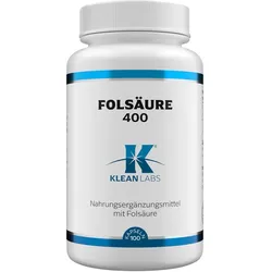 Klean Labs Folsäure 400 mcg 100 St