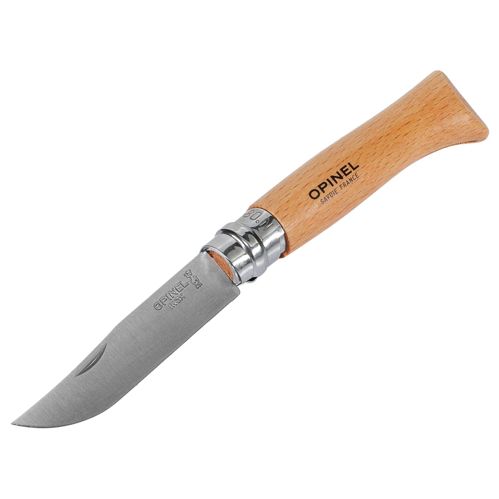 Opinel Taschenmesser No. 08 inkl. Etui mit Edelstahlklinge