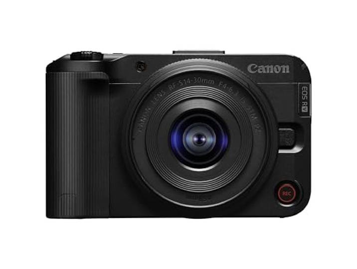 Canon EOS R50 V + RF-S 14-30mm F4-6.3 IS STM PZ - Vlogcamera Compatibel met Canon RF-Lenzen Compacte Digitale Camera voor Content Creators, voor Vloggen en Reizen Bluetooth-Ondersteuning