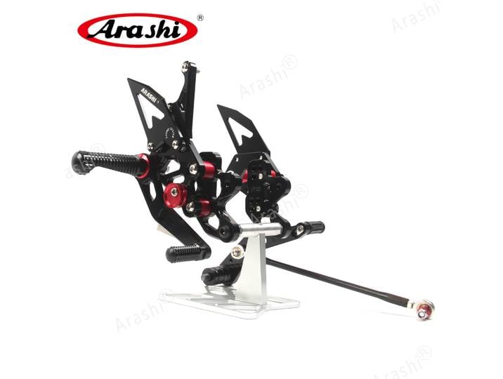 Repose-pieds de course adapté pour GSXR750 2010 2009 2008 2007 2006 Arashi Rider, pour Suzuki GSXR600 06-10, changement de vitesse inversé