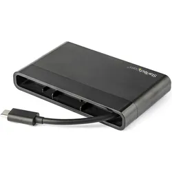 StarTech USB-C Multiport Adapter with HDMI and VG (USB-C, 1 Port), Dockingstation + USB Hub, Schwarz