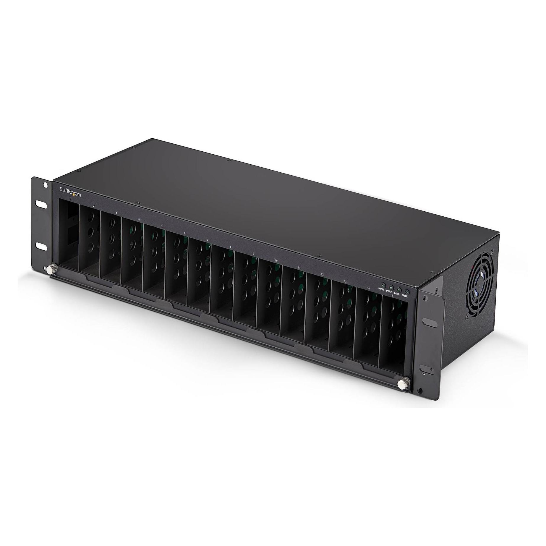 StarTech 15-Slot Media Chassis Taa. Nms In Accs (MCM15-MEDIA-CHASSIS)