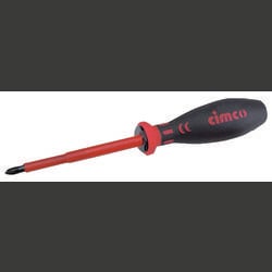 Cimco Cimco Werkzeuge 117732 VDE Kreuzschlitz-Schraubendreher PH 2 Klingenlänge: 100 mm DIN 7438