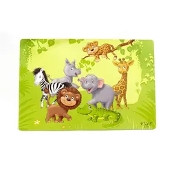 Tischset AFRIKATIERE (LB 45x30 cm) - LB 45x30 cm