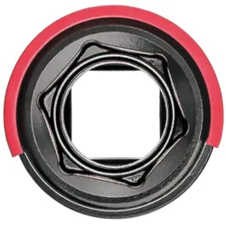 Hazet, Steckschlüssel + Stecknuss, Schlag-, Maschinenschrauber Steckschlüsseleinsatz ∙ Sechskant 903SLG-21 ∙ Vierkant12,5 mm (1/... (21 mm)