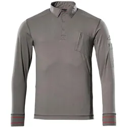 MASCOT Ios Polo-Sweatshirt FRONTLINE Hellanthrazit XXL - 50352-833-118-XXL - Hellanthrazit