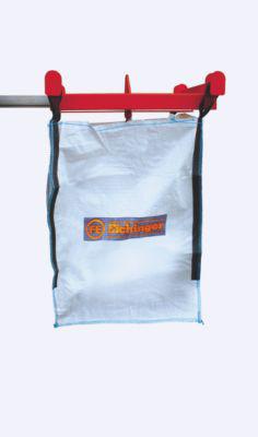 Eichinger-Industrie Big Bag Traverse für den Stapler- und Kranbetrieb, bis 1500 kg, Einfahrtaschen und Kranösen, Stahl, reinorange RAL 2004