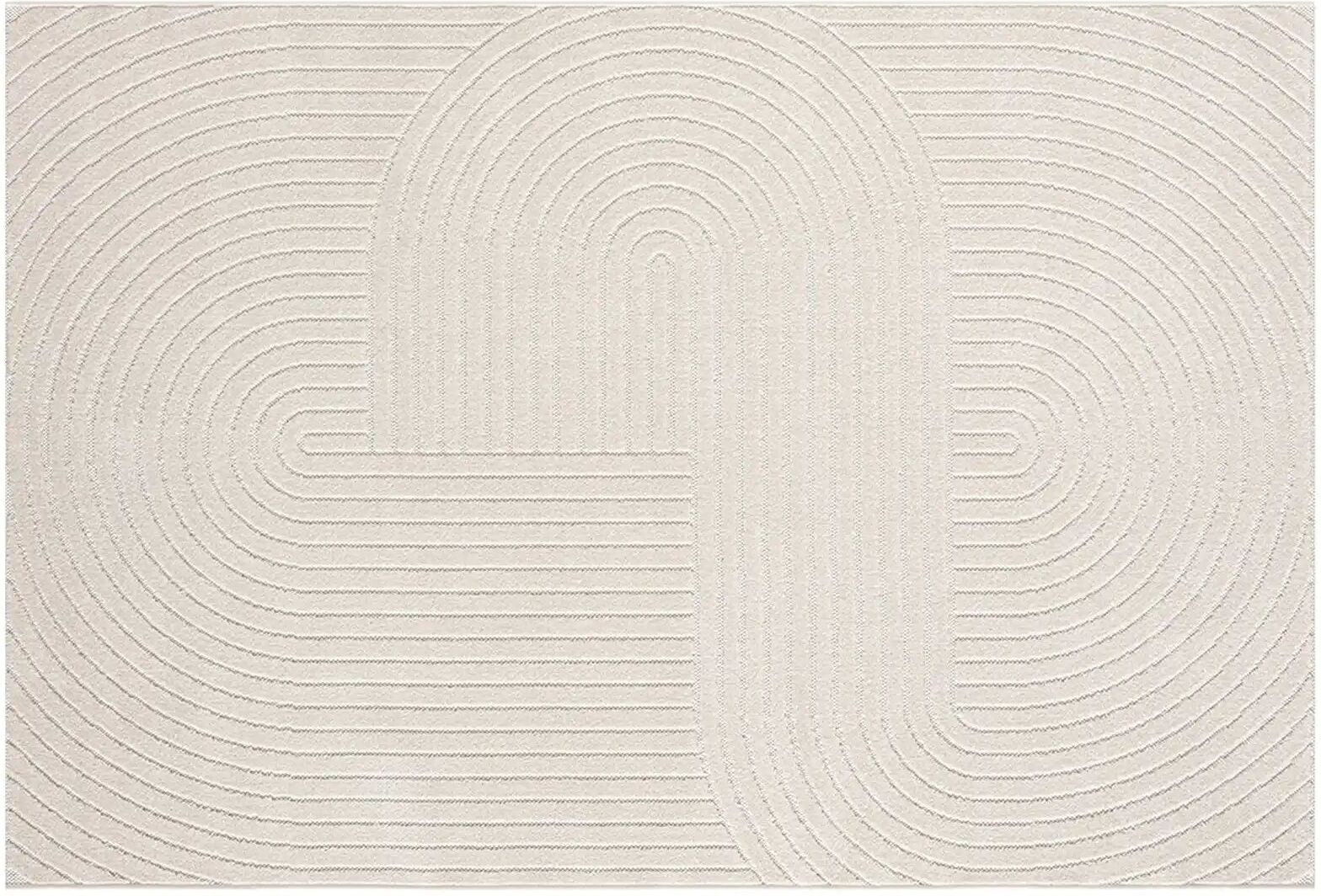 Höffner In- und Outdoorteppich  Tenerife Plus ¦ creme ¦ Synthetische Fasern ¦ Maße (cm):