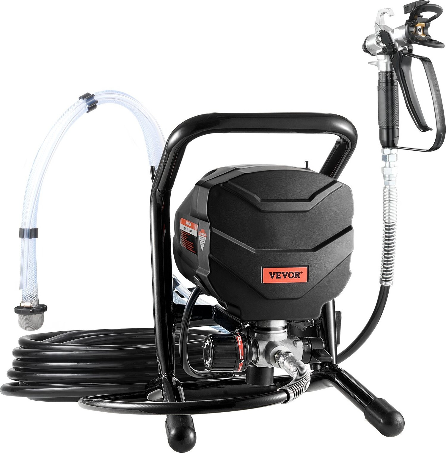 Elektrische verfspuitmachine 650W 3000 PSI Draagbaar spuitapparaat voor verf zonder lucht