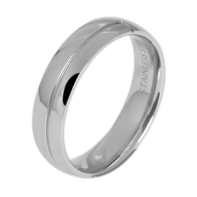 Partnerring AKZENT "Classic Choice, silberfarbig, langlebig" Gr. 56, silber (silberfarbig), Fingerringe, Herren, 56, Edelstahl