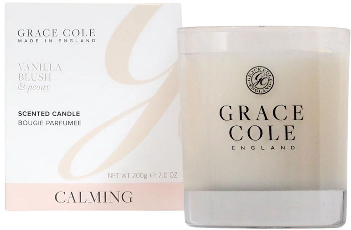 Grace Cole Geurkaars Vanilla Blush & Peony (1 stuk)