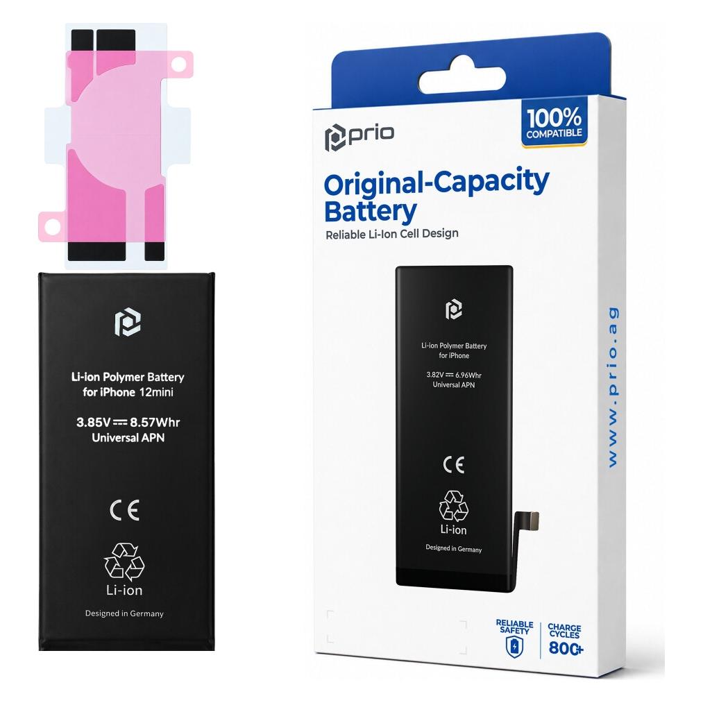 prio Batteriezelle für iPhone 12 mini (ohne Flex-Kabel) (PBA-1210)