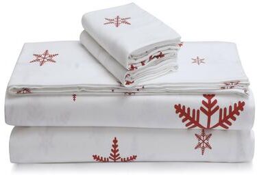 Portuguese Printed Cotton Flannel Extra Deep Pocket Sheet Set