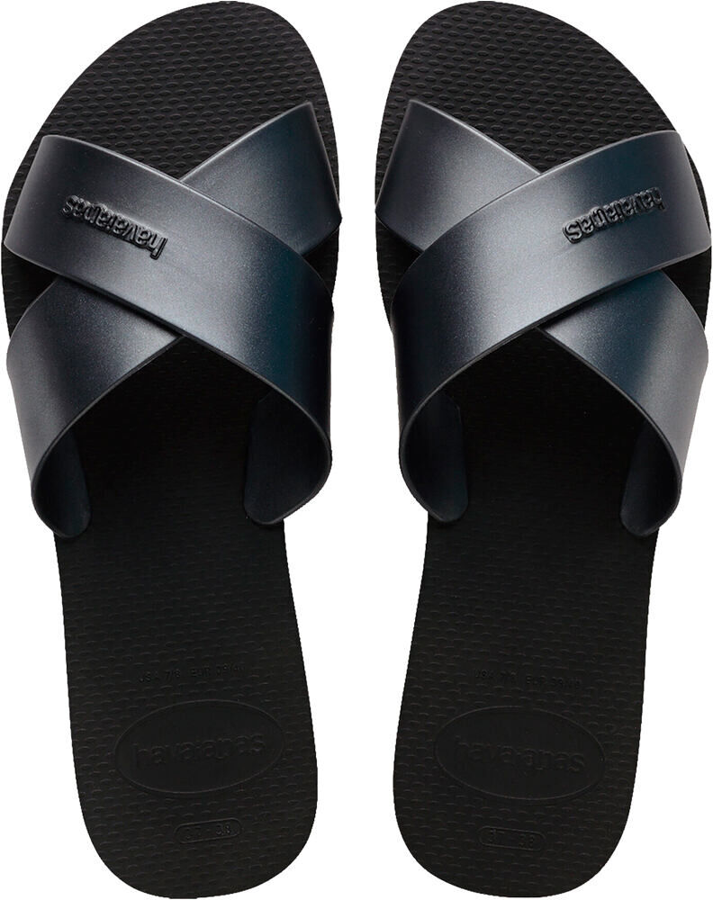 Havaianas aqua metallic chanclas mujer Negro (4142)