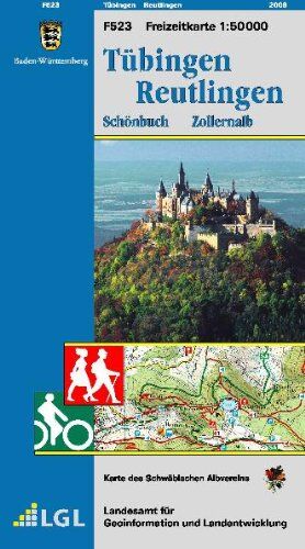 Landesamt für Geoinformation und Landentwicklung Baden-Württemberg (LGL) - Topographische Freizeitkarten Baden-Württemberg, Bl.523: Tübingen Reutlingen Schönbuch Zollernalb - Preis vom 30.09.2026 22:30:23 h