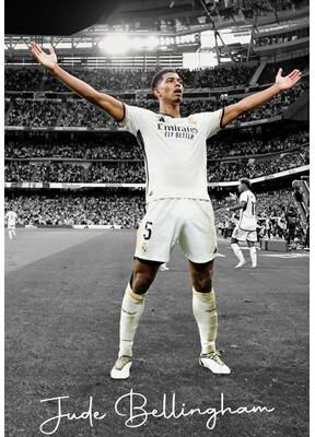 Inspire Essentials Famous Soccer Player Poster Canvas Football Wall Art Sports Room Decor 7 15.75 X 23.62 In