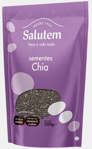 SEMENTES DE CHIA 200g SALUTEM